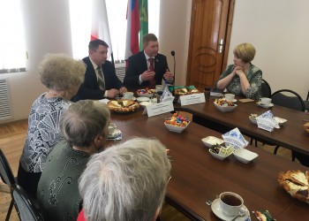 Встреча с ветеранами в Чагоде